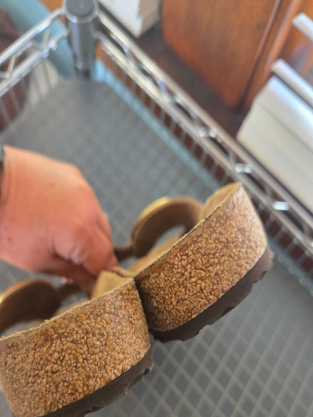 Birkenstock Madrid Gold Big Buckle leather Sandals 9 EU 40 - Picture 3 of 8
